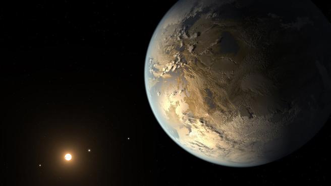 18 10 22 OP El satélite Kleper se apaga sin remedio 6 Recreación difundida por la NASA del primer exoplaneta potencialmente habitable descubierto por Kepler