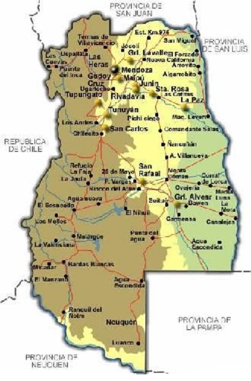 19 03 02 OP Agua o petróleo that is the question 5 Mapa geográfico de Mendoza