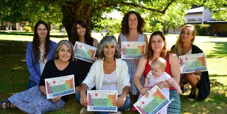19 03 10 OP 2019 Año Internacional de la Tabla Periódica de los Elementos Químicos 3 Las siete científicas del Centro Atómico Bariloche CAB del Energía Atómica CNEA
