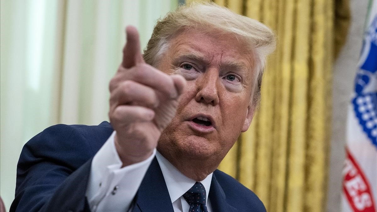 20 06 16 OP EEUU finaliza la autorización de emergencia de hidroxicloroquina para Covid 19 1 Presidente EEUU Donald Trump