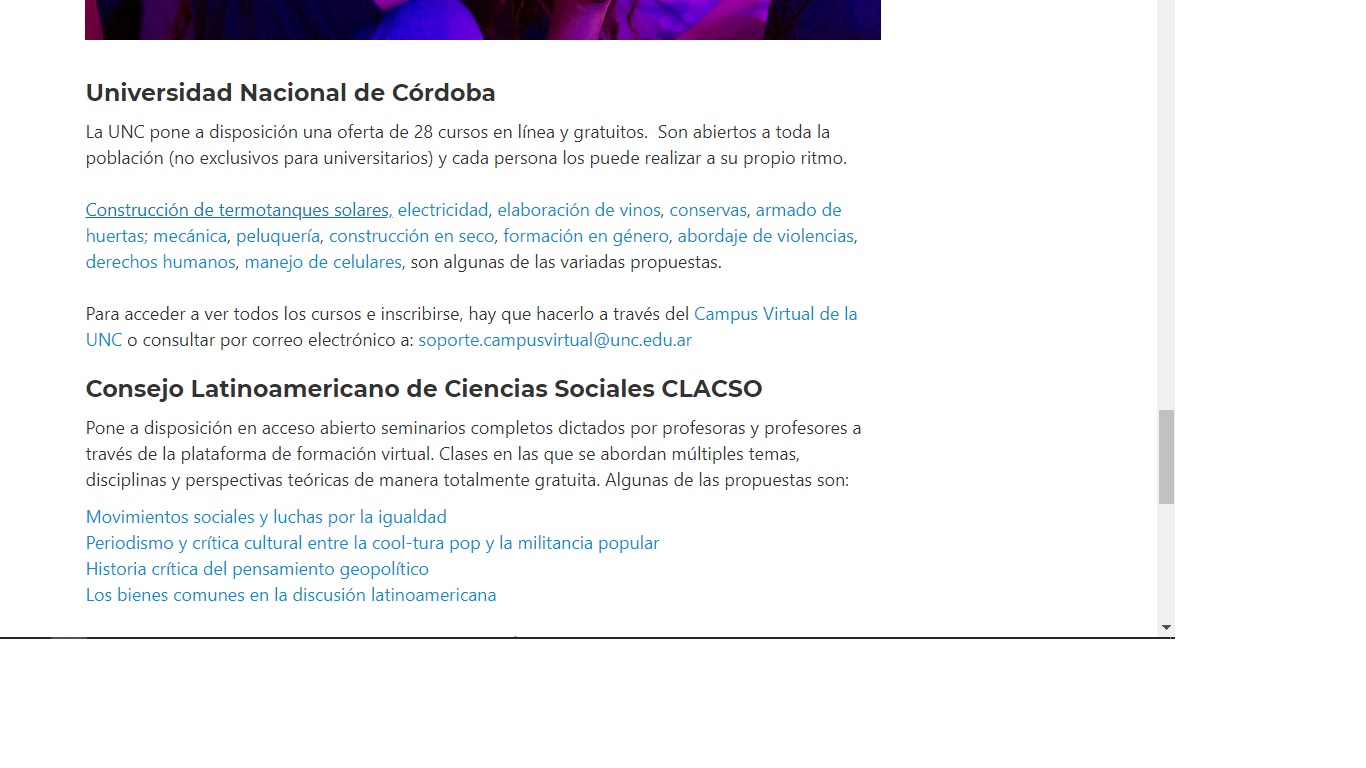 20 12 12 DM El saber sí ocupa lugar en la web 2 Página de Cultura de la Nación